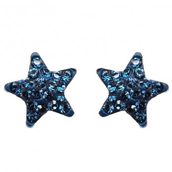 sparkly STAR Earposts PU10 MONTANA Ag926
