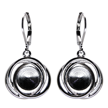 Náuš.KLB HNÍZDO RIVOLI 8mm Rhodium